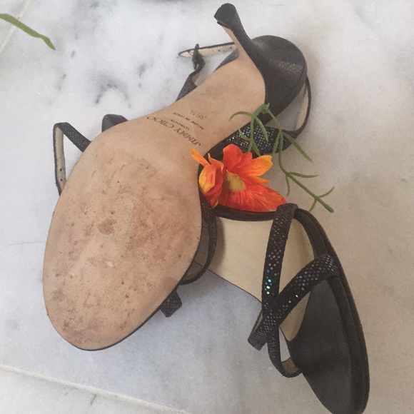 🔥JIMMY CHOO black leather heels - Picture 6 of 7